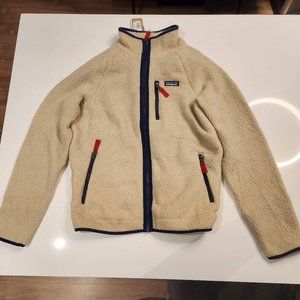 Patagonia Retro Pile Fleece Jacket El Cap Khaki Men's Medium Brand New With Tags